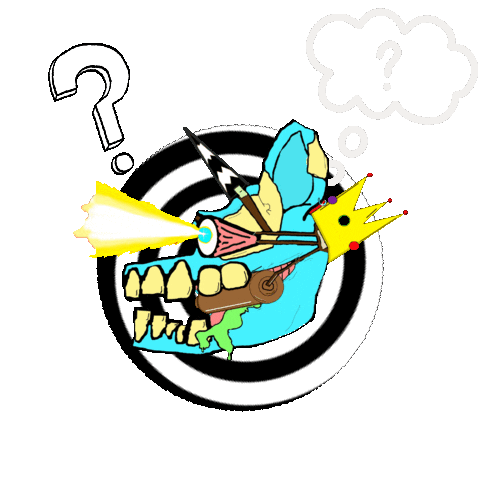 Unicorn What Sticker