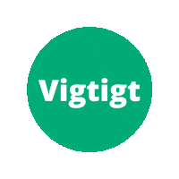 Tekst Vigtigt Sticker by Plantetorvet.dk