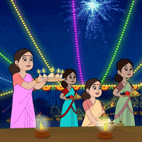 Festival Diwali GIF by Chhota Bheem