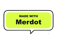Logo Click Here Sticker by Merdott