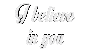 I Believe In You Sticker by OpticalArtInc.