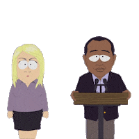 Tiger Woods Sticker by South Park