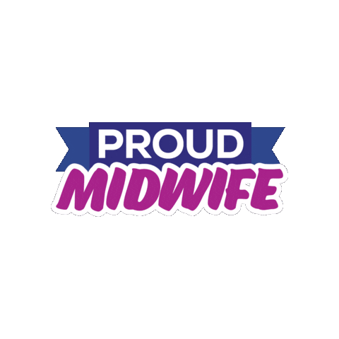 QNMU proud queensland midwife midwifery Sticker