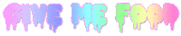 hungry rainbow Sticker