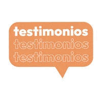 Testimonios Sticker by Be Generation Love