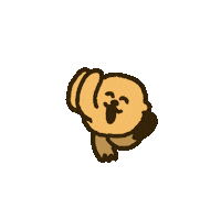 Happy Sea Otter Sticker by takadabear