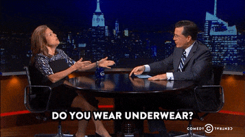 stephen colbert underwear GIF