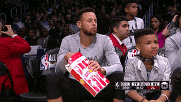 Stephen Curry Popcorn GIF by NBA