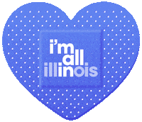 All In Heart Sticker by @allinillinois