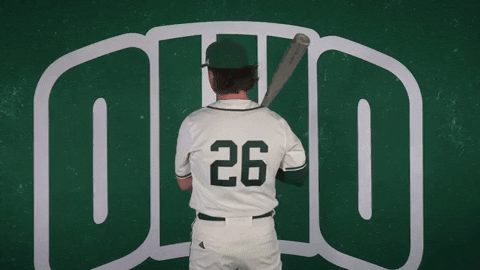 Baseball College GIF by Ohio Bobcats