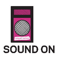 Live Music Glitch Sticker by Aloft Hotels