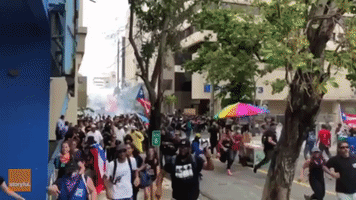 Violence Erupts at Anti-Austerity Rally in Puerto Rico