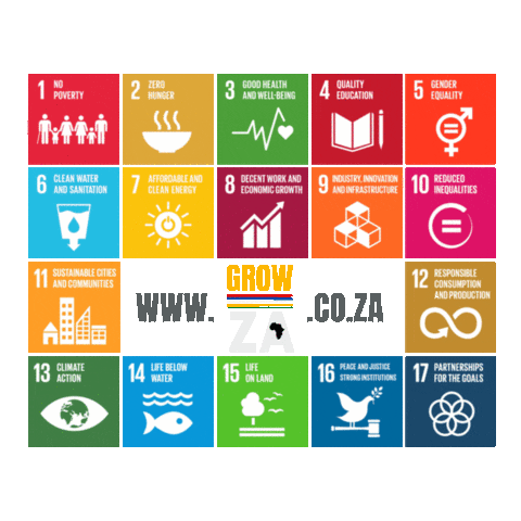 Sustainable Development Sticker by GrowZA