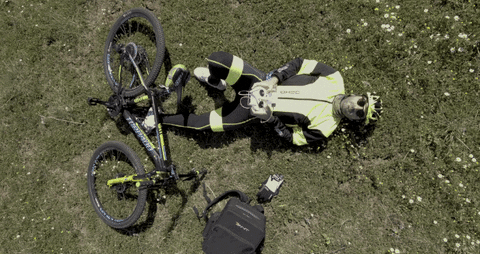 tommasodangelo giphyupload bike drone mountain GIF