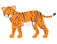 Indian Summer Tiger Sticker by Frugi