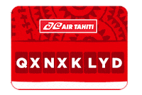 _AirTahiti_ airline destination tahiti french polynesia Sticker