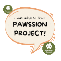 Cat Adopt Sticker by Pawssion Project Foundation Inc.