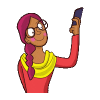 CreativeHatti selfie holi creativehatti happygirl Sticker