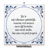 Social Media Humor Sticker by Tegelspreuken.nl