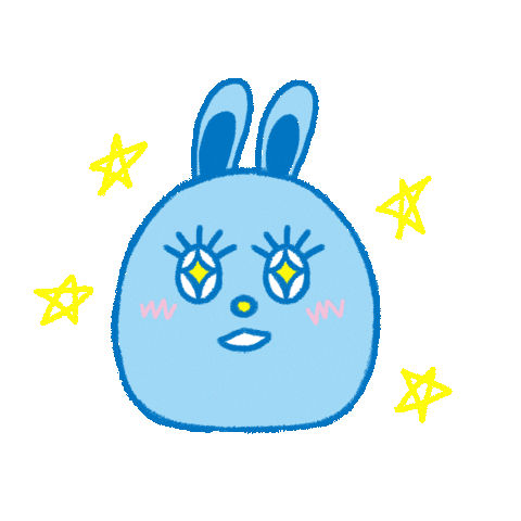LazyRobots giphyupload happy kpop bunny Sticker
