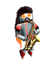 Happy Careless Whisper Sticker by Chris Timmons