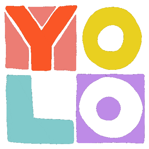 You Only Live Once Love Sticker by Friederike Olsson - Illustration