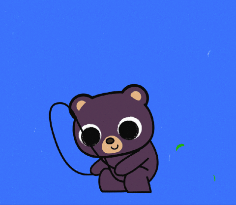 Happy Blue Background GIF