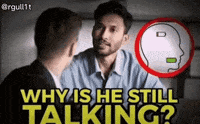 Please Stop No Brain GIF