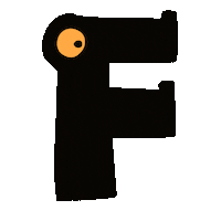 Halloween F Sticker