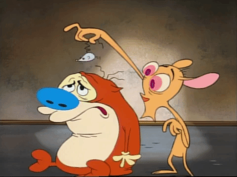 ren and stimpy nicksplat GIF