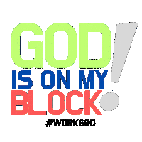 Godisonmyblock Sticker by Claude Hamilton