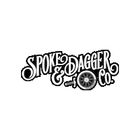 SpokeAndDaggerCo motorcycle spoke and dagger spokeanddagger Sticker