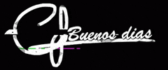 Chris_TDL_Spanish glitch buenos dias glitchy firma GIF