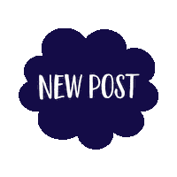 New Post Cloud Sticker by Smartphoto