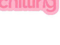 Pink Chilling Sticker by LovEvolution
