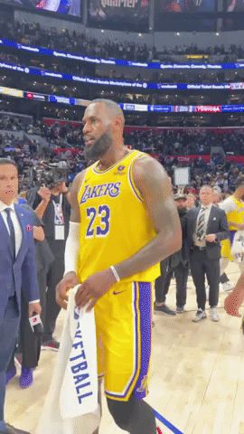 Lebron James Good Job GIF by NBA