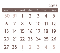 Month Calendar Sticker