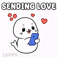I Love You Hearts GIF by Sappy Seals