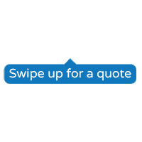 MyBaggage swipe up quote baggage my baggage Sticker