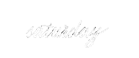 Lettering Saturday Sticker