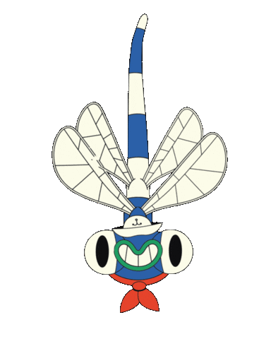 Natuurpunt dragonfly natuur libel natuurpunt Sticker