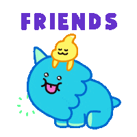 Good Friends Friend Sticker by DINOSALLY