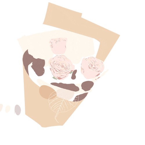 Flower Bouquet Sticker by Tatze_mur