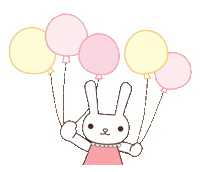 Thanks Rabbit Sticker
