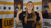 Loyola Softball GIF by LoyolaRamblers
