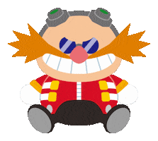 Chibi Grin Sticker by SEGA