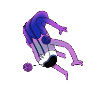 Bug Gecko Sticker by Nikoletta Veress