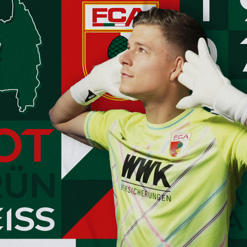 Celebration Bundesliga GIF by FC Augsburg 1907