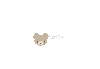 nana_bungu くま オススメ なな ななみーご Sticker