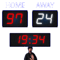 24 Away Sticker